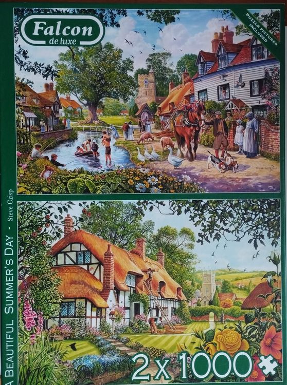 2 x 1000, Puzzle, Falcon, a beautiful Summer's Day - S Crisp (Gebraucht ...