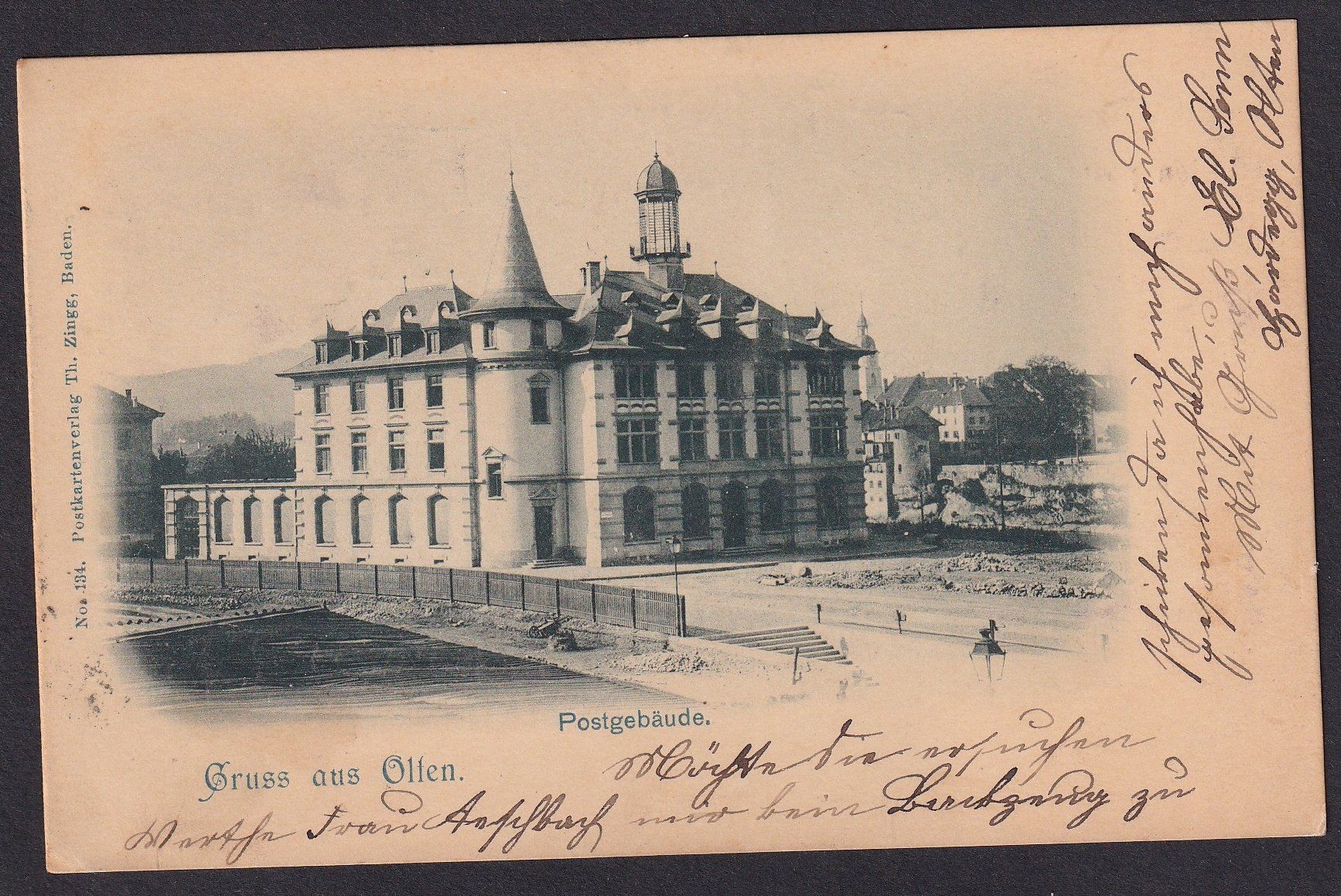 Cartoline postali: Olten Postgebäude – Usato da Olten venduto da clotaldi