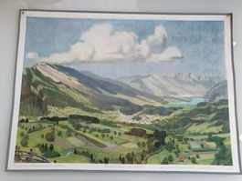 Schulwandbild Nr. 37 Bergsturzgebiet von Goldau