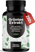 Grüntee Extrakt Kapseln 667 mg EGCG – 200 Stück vegan