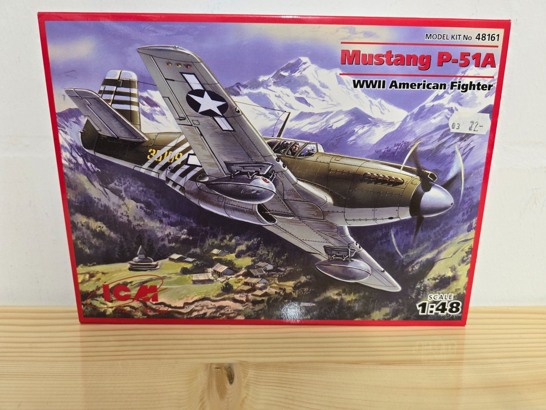 Kit di modellismo & Modellini statici: Bausatz, P-51 Mustang, 1:48, ICM – Nuovo (secondo la descrizione) da Bachenbülach venduto da Obi-meow-kenobi