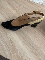 Escarpins Valbrenta bleu bride dorée taille 37 occasion