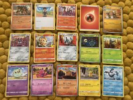 Lot de 15 cartes Pokémon