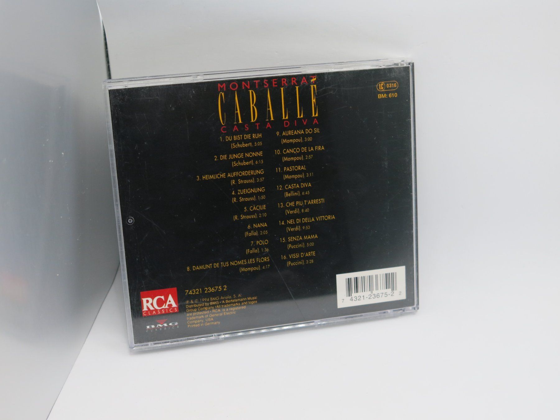 CD: CD Montserrat Caballé – Casta Diva – Usato da Ernetschwil venduto da luisvonerni 2