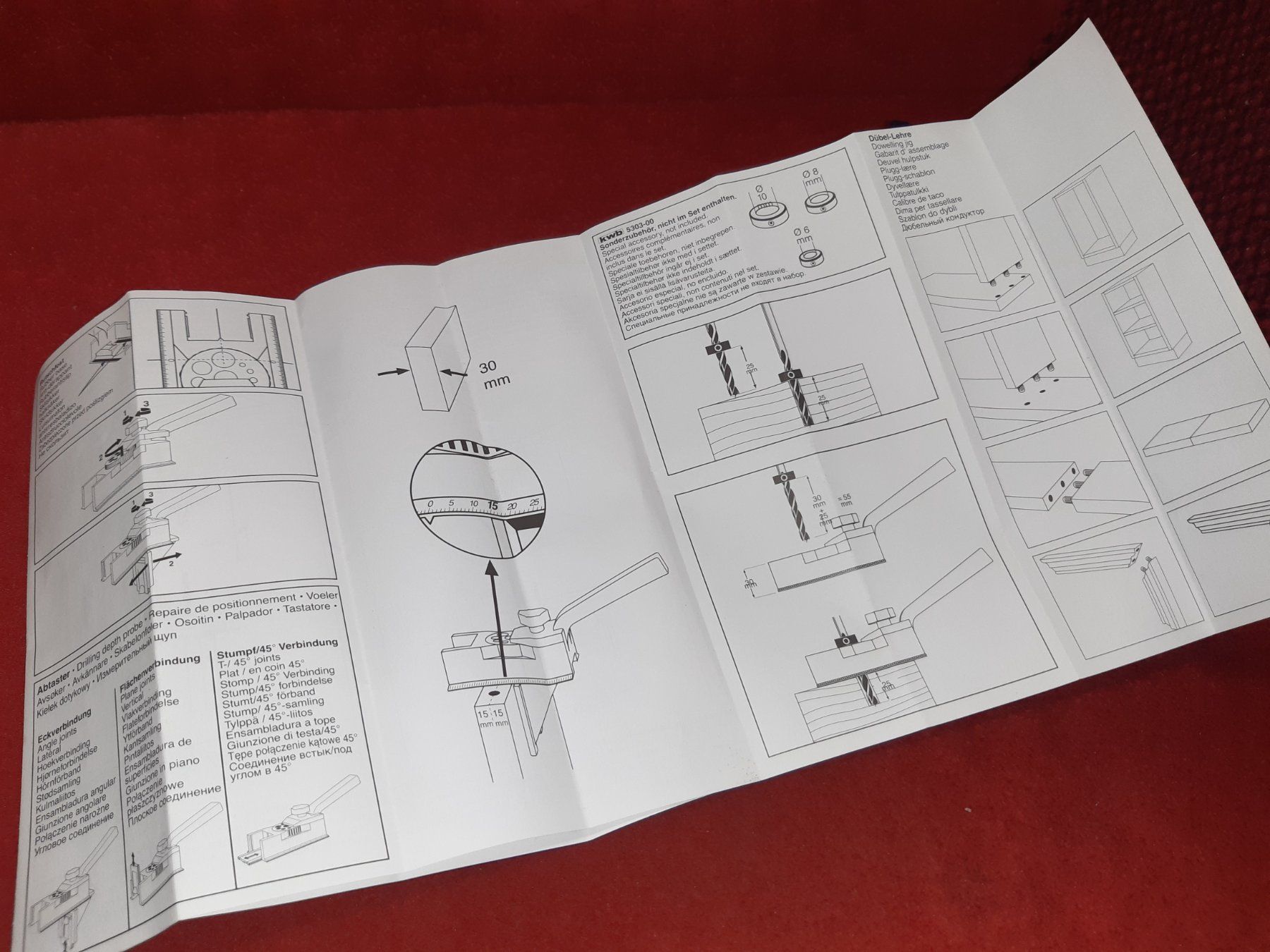 Tutti gli attrezzi: Dübel - Bohr - Lehre "Dübelprofi"! – Usato da Lohn-Ammannsegg venduto da Molch7 5
