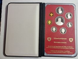 Münzsatz Schweiz 1991  Polierte Platte  - Selten