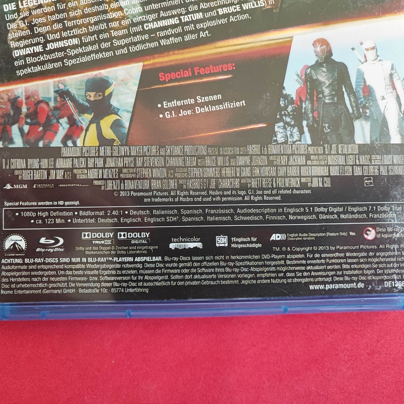 Tutti i DVDs: G.I. Joe - Die Abrechnung - EXTENDET CUT - Blu-ray – Usato da Dübendorf venduto da kb86_MOVIE 2