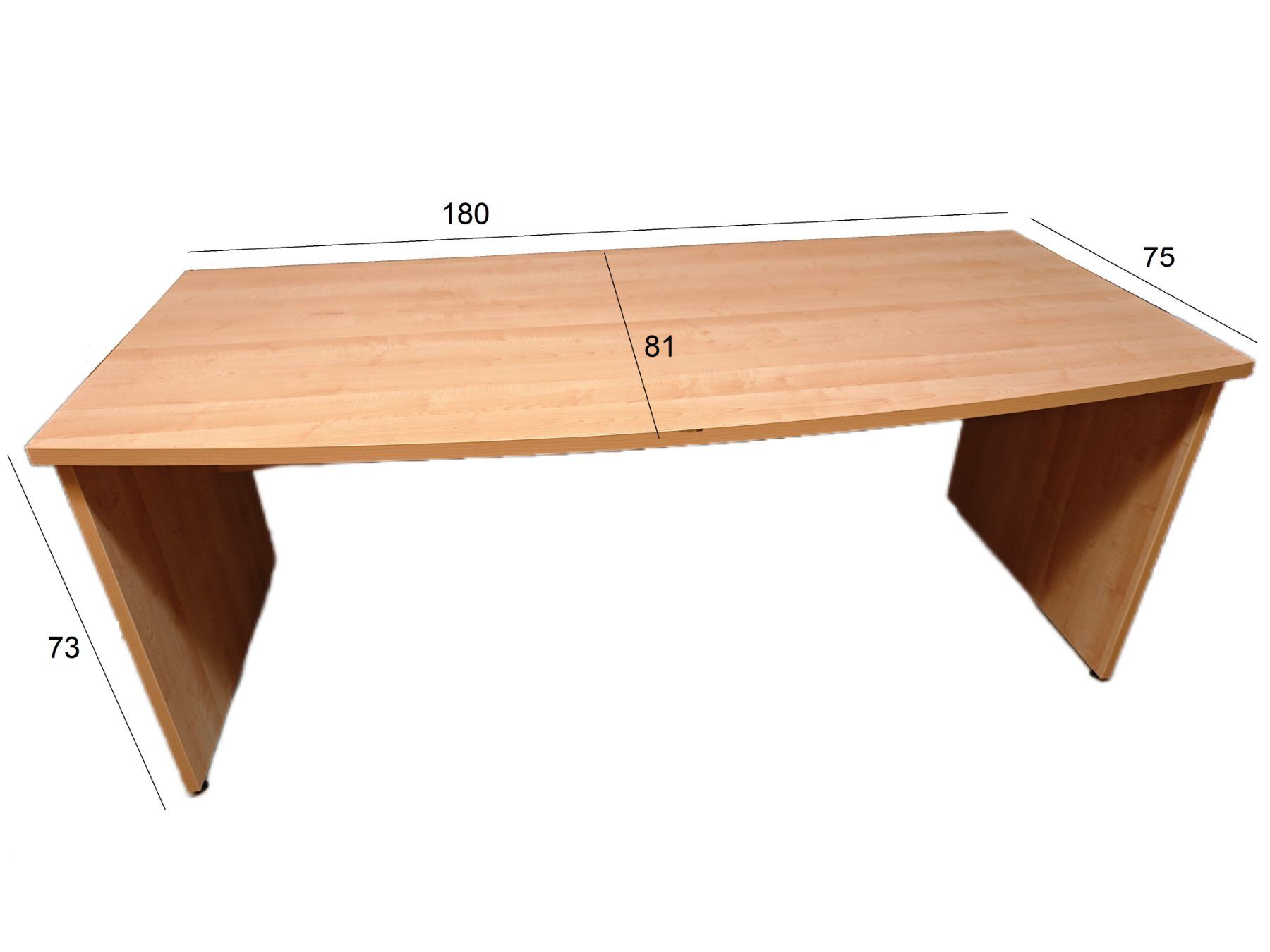 Set di tavolo e panche: Büro-Set: Schreibtisch L/180cm, Rollcontainer u. Sideboard – Usato da Oberengstringen venduto da Eme1 1