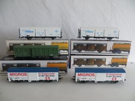 Piko H0: Set mit 5 versch. Güterwagen, mit OVP