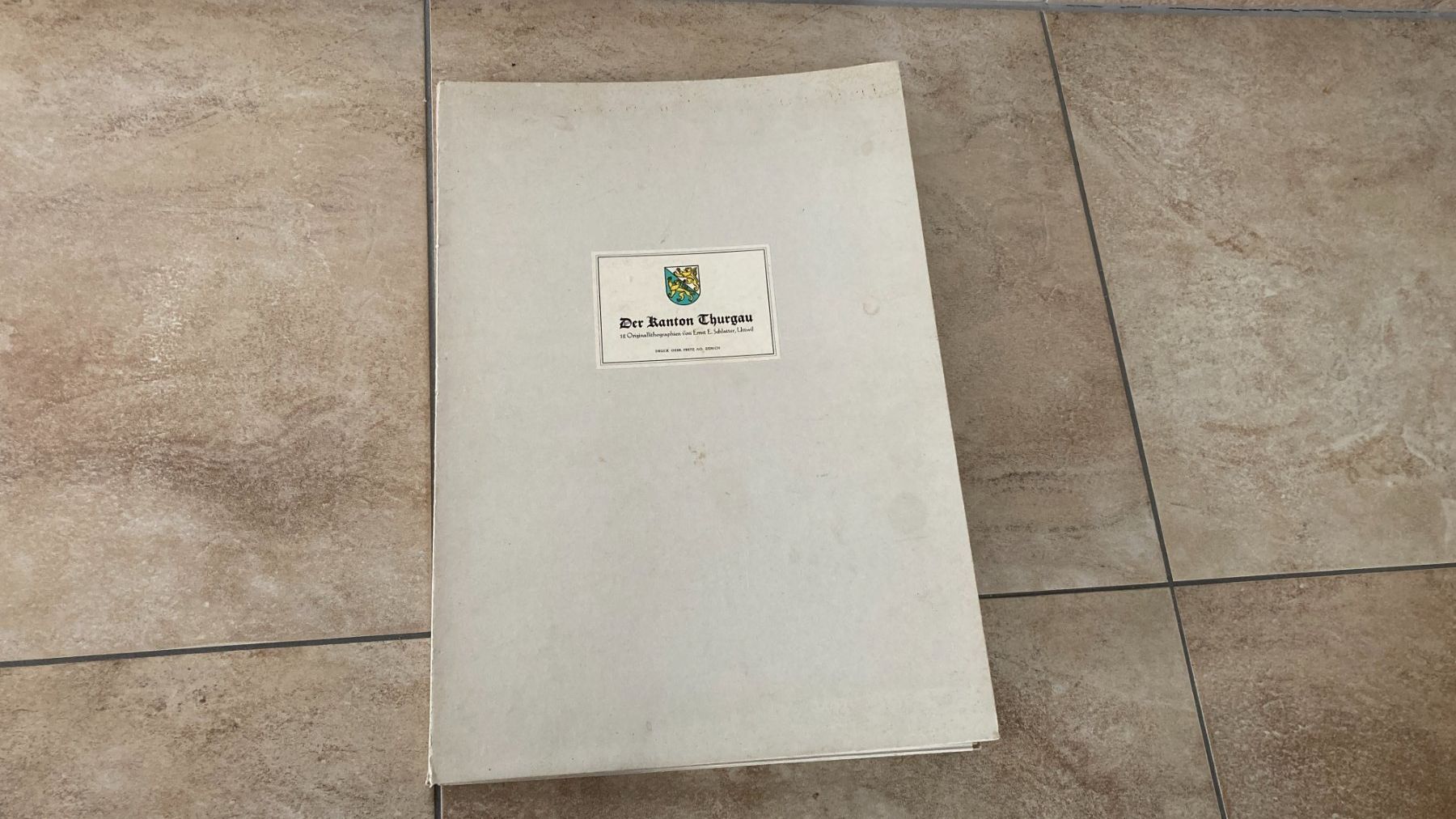 Grafica & Litografie: 12 Originallithographien Kt.Thurgau von Emil E. Schlatter – Usato da Rümlang venduto da Funkey3 7