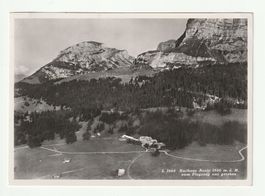 Ansichtskarte Kurhaus Axalp, Luftbild gelaufen 1950