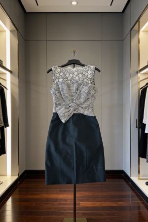 Vestito corto Karen Millen taglia S cotone / lino