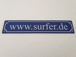 Email Schild www.surfer.de