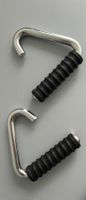Poignées suspensibles de musculation – lot de 2 (acier chrom