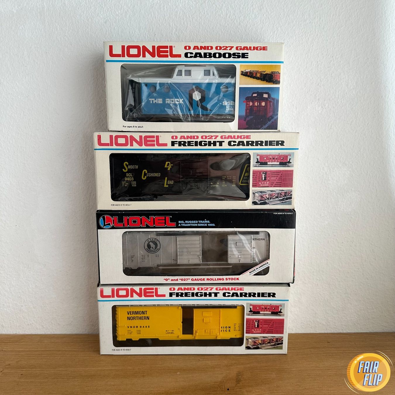 Lionel Modelleisenbahnen: Lionel 4er Set – Neu und originalverpackt aus Luzern von fairflip