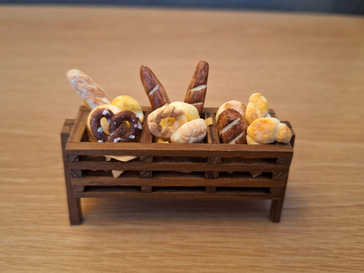 Case e mobili per bambole: Handmade Brot Gestell – Nuovo (secondo la descrizione) da Zürich venduto da HandmadeTinyFood 5