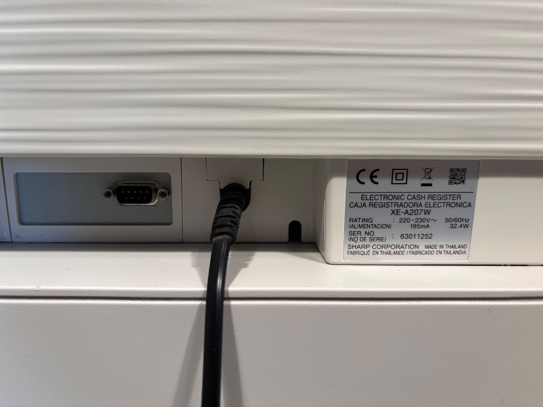 Sharp Registratore di cassa: Registrierkasse SHARP XE-A207W mit Ersatz Thermorollen – Usato da Winterthur venduto da ReUse_Baumarkt 6