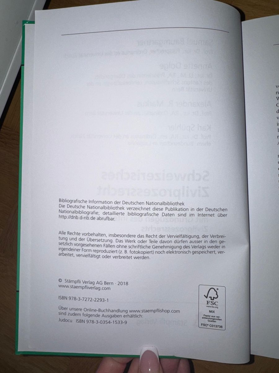 Libri: Schweizerisches Zivilprozessrecht – Usato da Sissach venduto da tasila01 1
