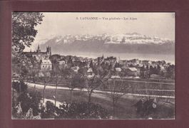 LAUSANNE et les Alpes - 1915