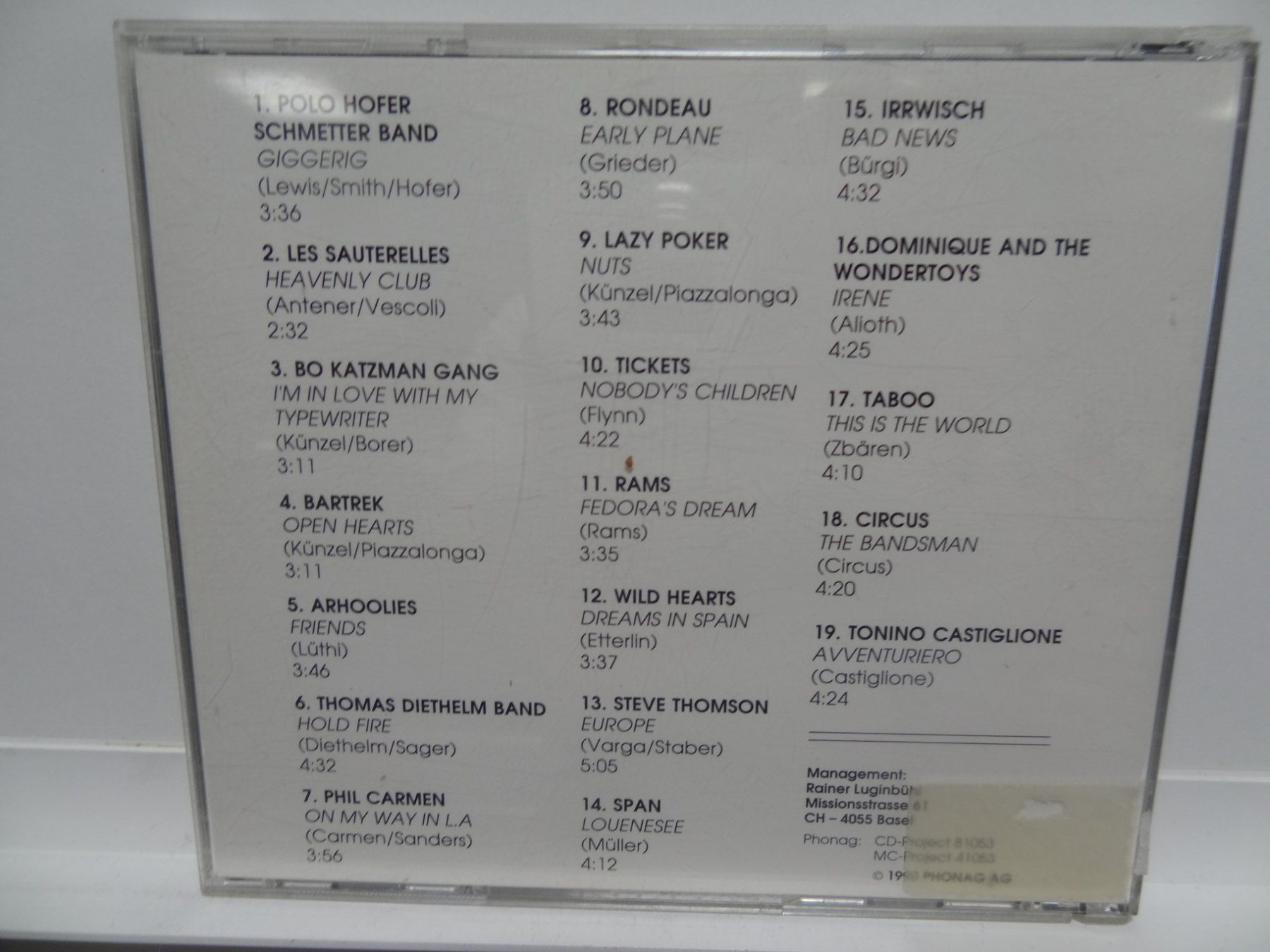 CD: Tis Is It CD Atlantis-CD-Project mit 19 Schweiz. Bands 1992 – Usato da luzern venduto da musicandart 1