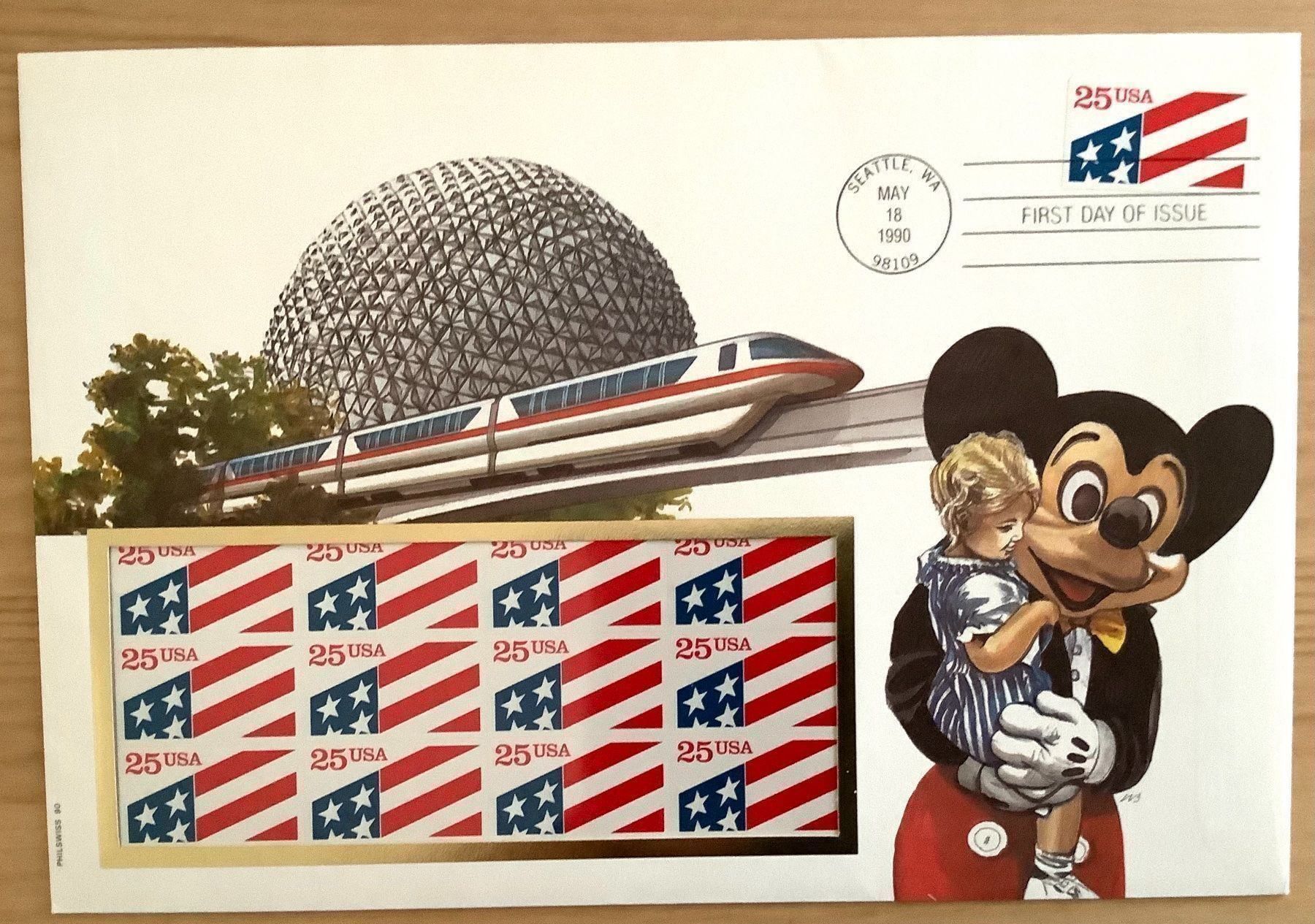 Alle Briefmarken: 1990 USA FDC - Kleinbogen ** Grossbrief – Neu (gemäss Beschreibung) aus Liestal von Pep3