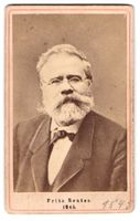 Fotografie Portrait Fritz Reuter, deutsc