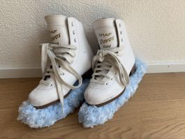 Eiskunstlaufschuhe Graf Davos Gold Grösse 32 gebraucht