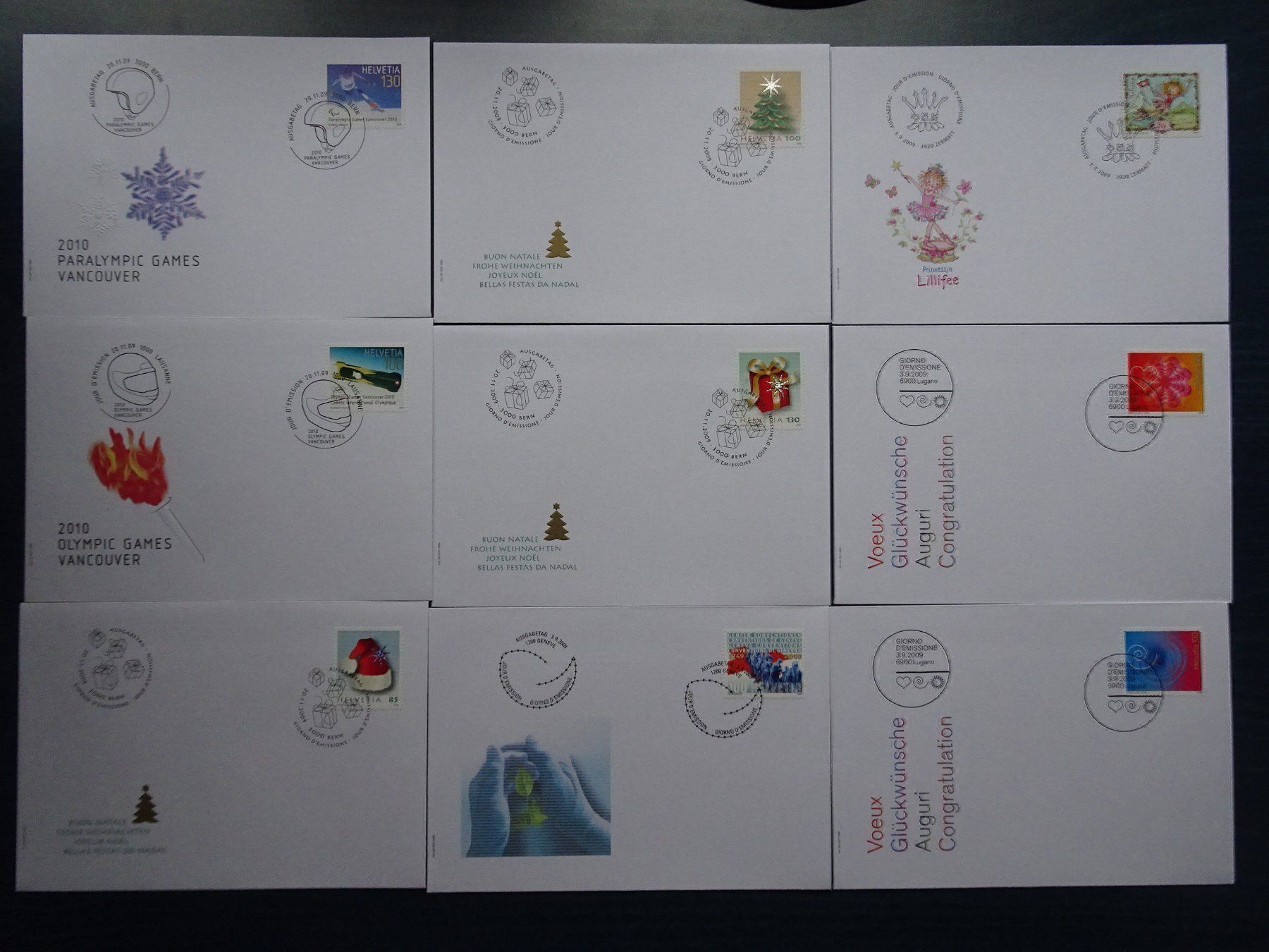 Tutti i francobolli: FDC 2009 – Nuovo (secondo la descrizione) da Aadorf venduto da Chnorli-Furz