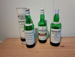 Laphroaig aus den 80ern 2x 10 yo & 1x PX offene Flaschen