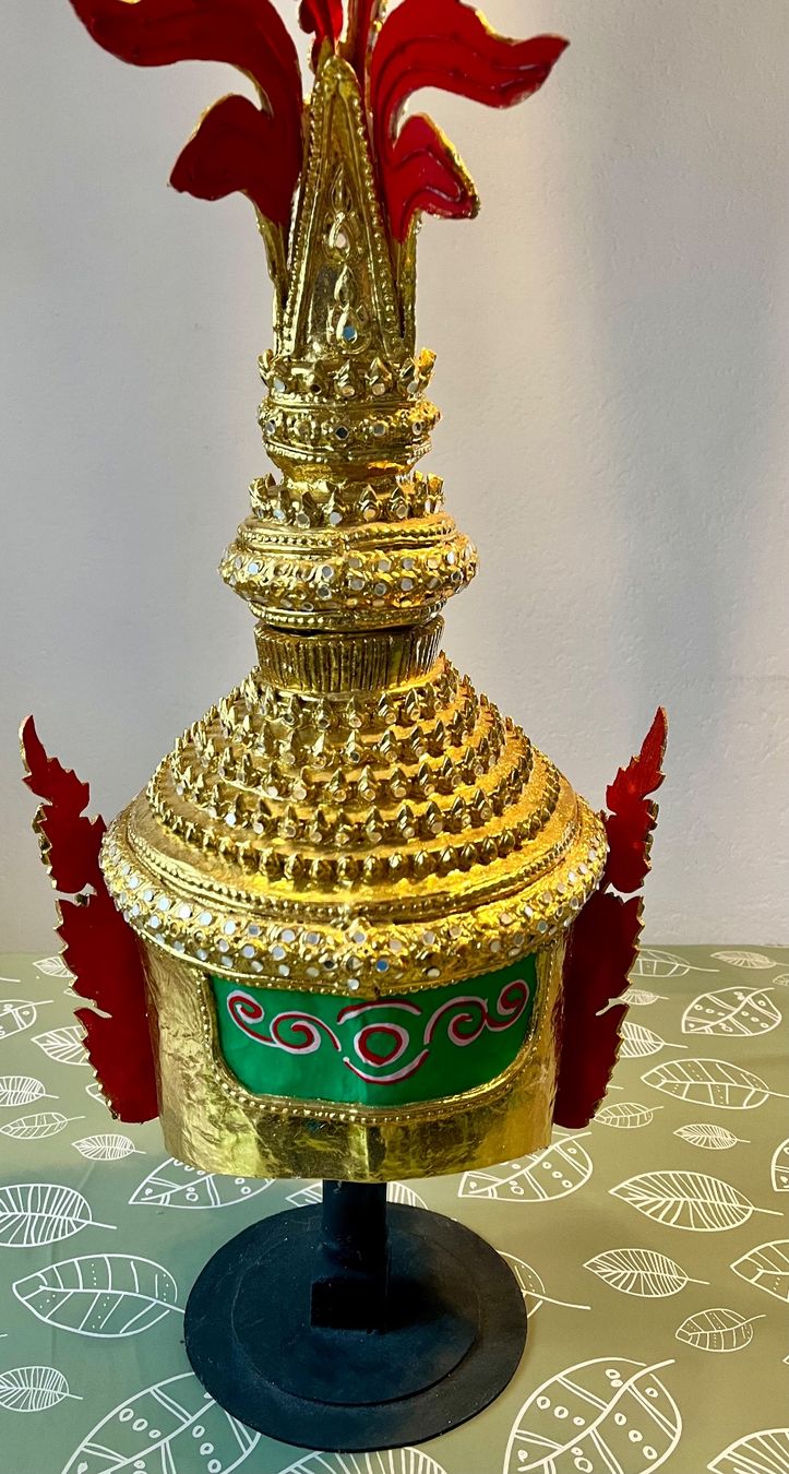 Tutte le decorazioni: Thai Khon Maske Deko / Farbe Gold – Usato da Uffikon venduto da san123day 6