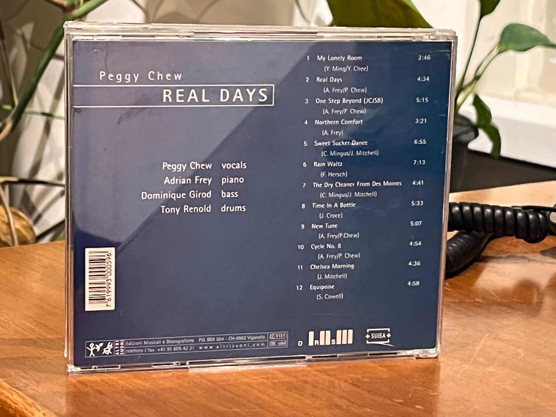 CD: Peggy Chew - Real Days - SJO – Usato da Küsnacht ZH venduto da swisssales.net 1