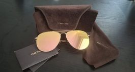 Tom Ford "Sean" Aviator Sonnenbrille (TF536-K) – Rose Gold