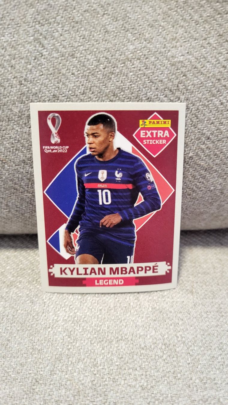 Panini Carte collezionabili: Panini WM 2022 Kylian Mbappé Extra Sticker – Usato da Luzern venduto da SCK1120