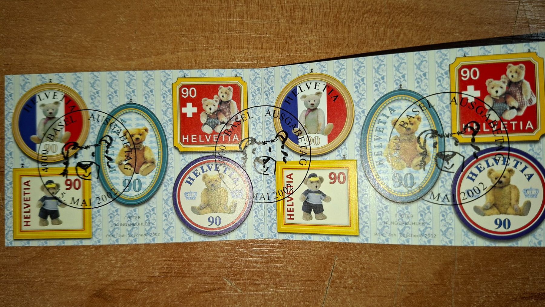 Tutti i francobolli: M1054 - Carnet Teddy Baer – Usato da Trélex venduto da Phil_Albert
