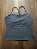 H&M Move SoftMove Sporttop Gr. L Anthrazit
