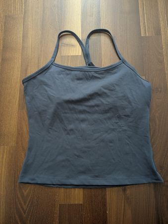 H&M Move SoftMove Sporttop Gr. L Anthrazit