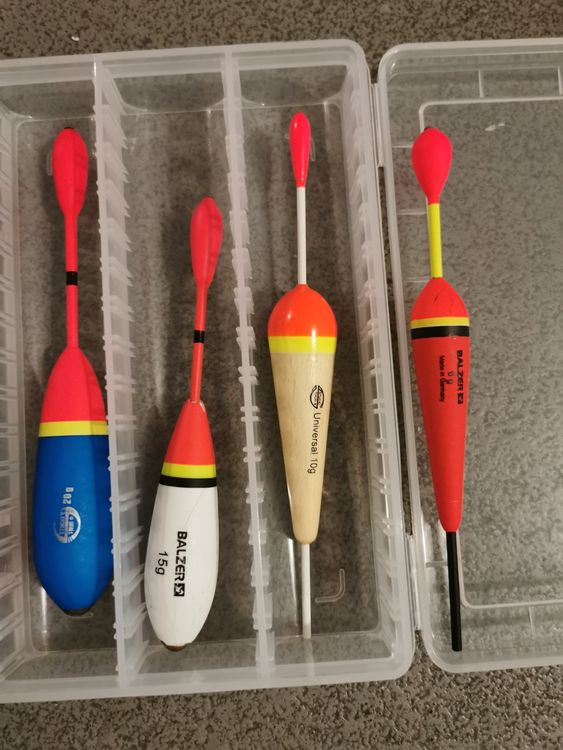 Gazechimp Schwimmer Set 10x - Paulownia Holz Posen 1.2g Für Angeln