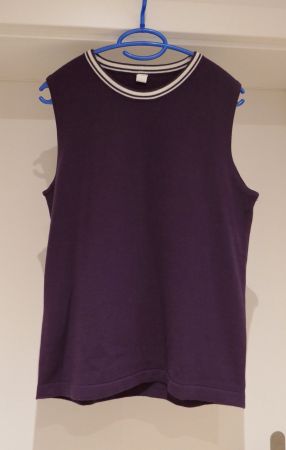 Pullunder, Debardeur violett, Gr. 40