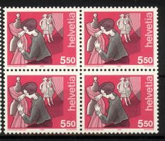 1989/90, Mensch und Beruf I, Schneiderin, Viererblock **