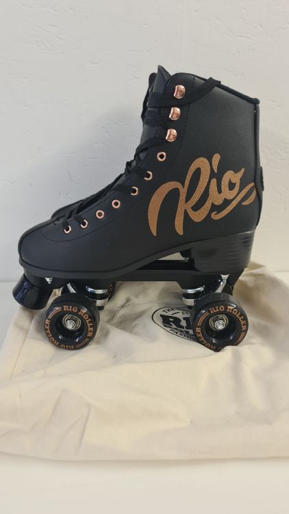 PATINS À ROULETTES STYLE VINTAGE ROOKIE ROLLERSKATES TAILLE 35,5