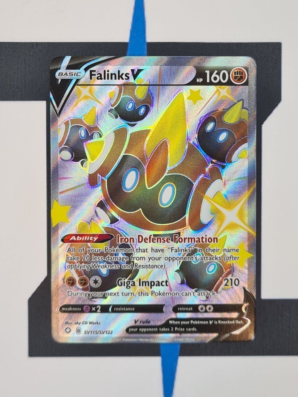 Pokémon Carte collezionabili: Falinks V SHFSV115 EN NM – Nuovo (secondo la descrizione) da Basel venduto da Zadoys