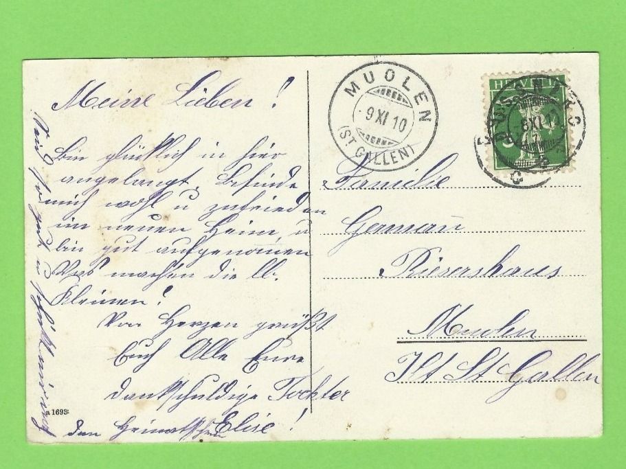 Cartoline postali: Kurhaussaal Dussnang – Usato da Zürich venduto da t24_de 1