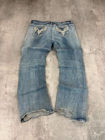 Vintage Miss Me Style Bootcut Flared Jeans (XL)