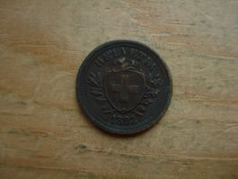(S) 1 Rappen 1892
