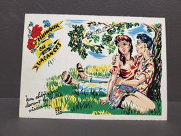 Vintage Postkarte "Humour du Vacances"