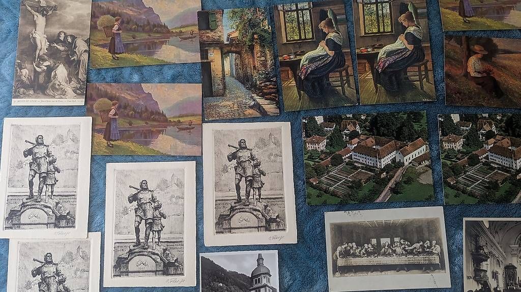 Cartoline postali: 39 Stück Postkarten – Usato da Altdorf UR venduto da Walhalla59 4