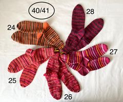 handgestrickte Wollsocken, 40/41