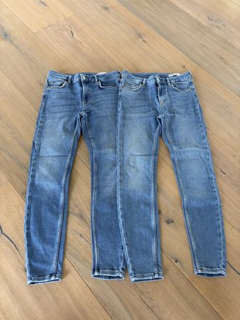 2x REVIEW Jeans Grösse 27/SHORT Skinny, neuwertig