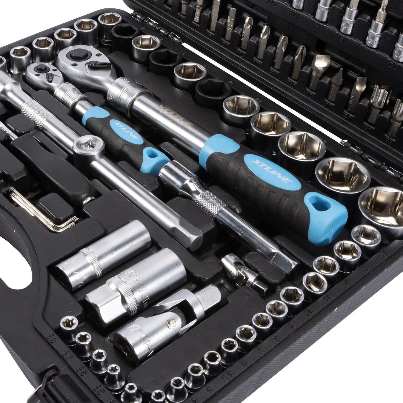 Tutti gli attrezzi: XTLINE Steckschlüssel-Satz 1/4"-1/2" 108tlg. – Nuovo e nell'imballaggio originale da Rothrist venduto da Jacktk 2