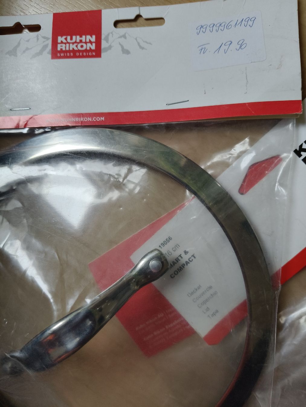 Kuhn Elettrodomestici da cucina: Kuhn Rikon Pan Lids, New, Different Sizes – Nuovo e nell'imballaggio originale da Biel/Bienne venduto da dak_h8gk 4